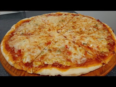 Pizza au poulet facile et rapide