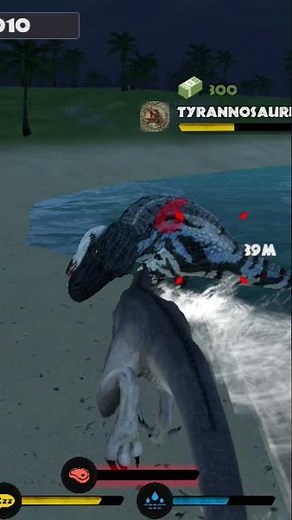 allosaurus vs t-rex!