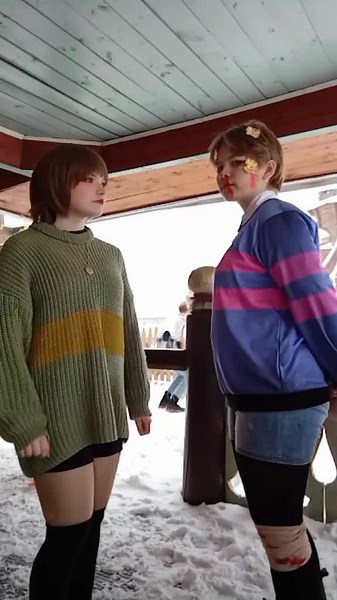 #Undertale #Frisk #Chara #cosplay Chara - @nali_.cos