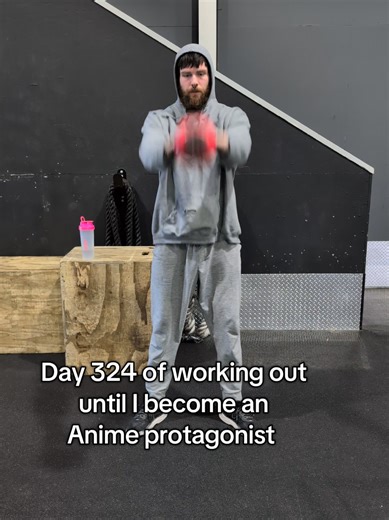 Day 324 of working out until I become an Anime protagonist, subscribe to my YouTube channel to see me cosplay Saitama! (shaving head bald at 1000 subs) #hootnatty #anime #workoutmotivation #quoteoftheday