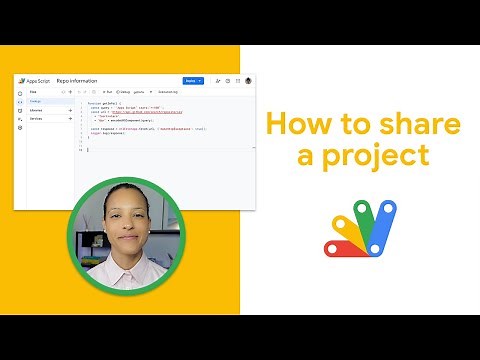 How to share a Google Apps Script project