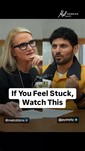 Mel Robbins on Instagram: "If you’ve been feeling stuck or questioning what’s next, what @jayshetty shares in this moment is exactly what you need to hear. Comment ‘Advice’ and I’ll DM you a link to the full episode. His wisdom helped you reconnect with what matters and move forward with more clarity and intention. This conversation was one of the most powerful of the year on @themelrobbinspodcast, and it’s no surprise it’s featured in today’s brand-new episode. My team and I went back through a