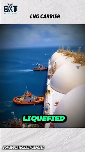 LNG Carrier Ship — The Giant That Moves Frozen Gas Across Oceans. #documentary #usashorts#fyp