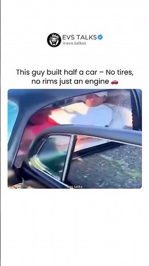 This Guy Built HALF a Car 😂🔥 | No Tires, No Rims… Just an Engine!