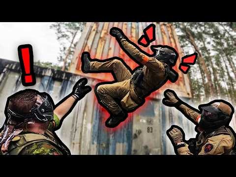 He Instantly Regrets Playing Paintball