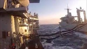 41K views · 1.7K reactions | HMS Iron Duke RAS (Replenishment At Sea) with Spanish Navy oiler Cantabria. Also refuelling is Spanish frigate Álvaro de Bazán, flagship of #SNMG1 (Standing NATO Maritime Group 1). | Royal Navy | Facebook
