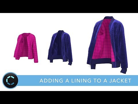 Adding a lining to a Jacket