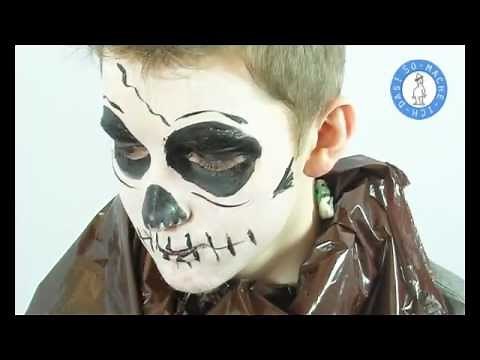 Halloween make up: Totenkopf schminken