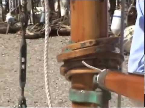 Barnstable Cat Boat Rigging Video