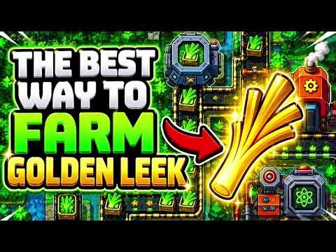 🔥 The BEST Way to Farm GOLDEN LEEK in Leek Factory Tycoon! 💰