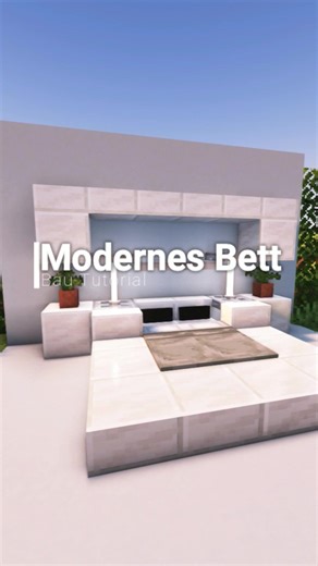 Minecraft Bau Tutorial - Modernes Bett bauen! 🛏️ #bett #schlafzimmer #minecraftbuildhacks #minecrafttutorial #minecraftbuilding #build #bed #speasttv