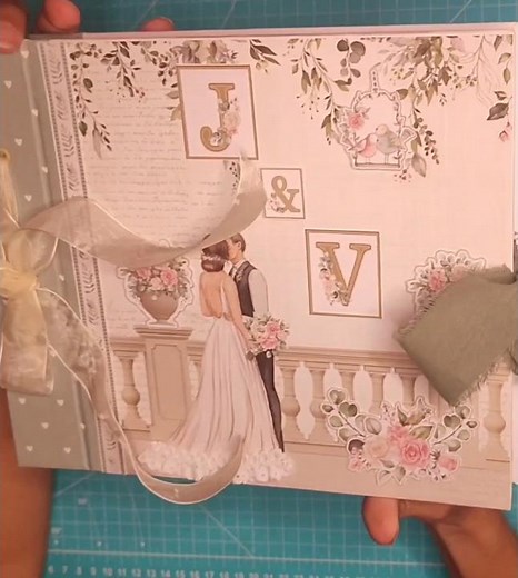 Libro de firmas + álbum BODA 🩷 inspiración Wedding scrapbook