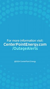 Keep loved ones in the loop about power outages with Power Alert Service. | CenterPoint Energy | Facebook