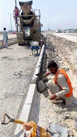 Kerb Stone Haunching #shorts