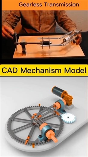 Gear less Transmission Model #AutoCAD#SolidWorks#Fusion360