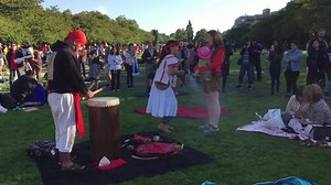 Aztec cleansing ceremony at the Capitol