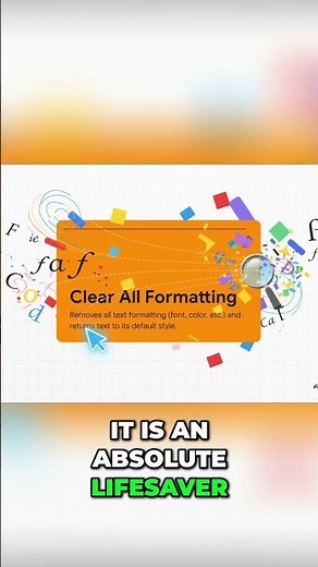 Fix Messy Docs: The Ultimate Formatting Reset Button! #wordtutorials