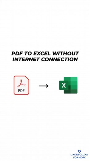 How to move data in pdf to excel so it doesn't get messy. Without internet connection. Cara memindahkan data di PDF ke Excel agar tidak berantakan. Tanpa koneksi internet. #foryoupage #fyp #fypシ #viral #trending