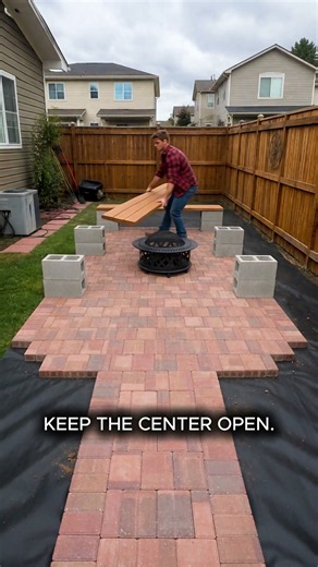 The Easiest Way to Build a Backyard Patio #tutorial #homeimprovement