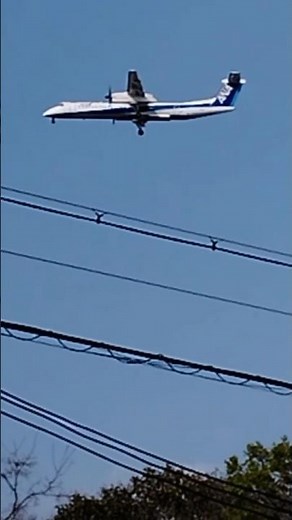 伊丹32Rへ降下中の ANA DHC-8 #Shorts