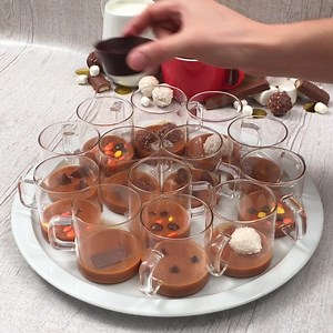 2.4M views · 13K reactions | Hot Chocolate Punch! It's like drinking a hug! 珞 + bonus baked potato fondue 朗 | Chefclub Network | Facebook