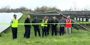 Major solar array now in place in Jackson