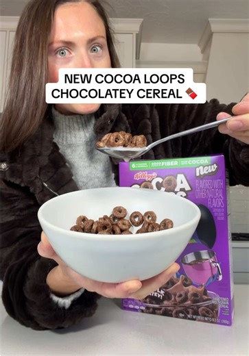 Experience the New Cocoa Loops Chocolatey Cereal!