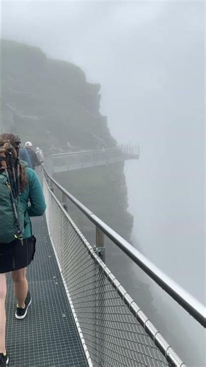 When you plan your Switzerland trip around the Grindelwald First Clif Walk and this is your view!