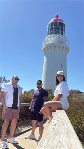 “Roadtrip with the best to the edge of the world. Cape Schanck gave us epic views, wild wind, and nonstop laughs. If you haven’t been… add it to your list NOW!” #C#capeschancklighthouse #australiavibes❤️🇦🇺 #hiddengemaustralia