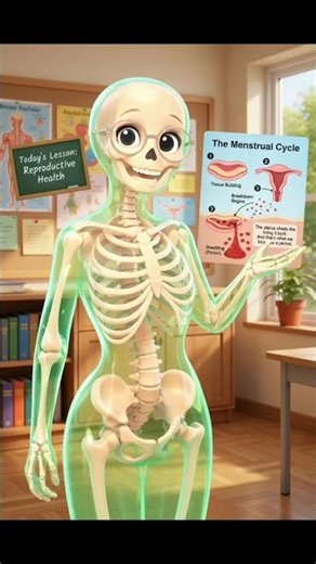 Your Body's Preparation Before Your Period Starts #menstrualcycle #science #shorts