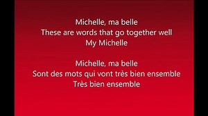 The Beatles Michelle (Lyrics)
