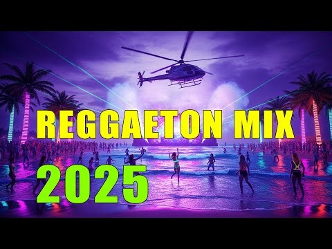 Reggaeton Ibiza Playa 2025 🌴 Fiesta Nocturna con Baile y Neon