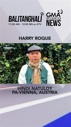 93K views · 1K reactions | Atty. Harry Roque: Hindi ako natuloy pa-Vienna, Austria dahil sa aking medical condition #shorts | Balitanghali | GMA News | Facebook