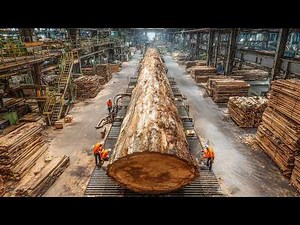 Inside America's Legendary Lumber Mills: From Forest to Finished Board | Complete Lumber Process