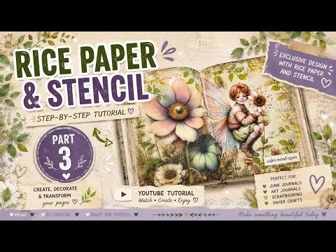 PART 3 📜 RICE PAPER AND STENCIL | deaf | artvisual | no talking