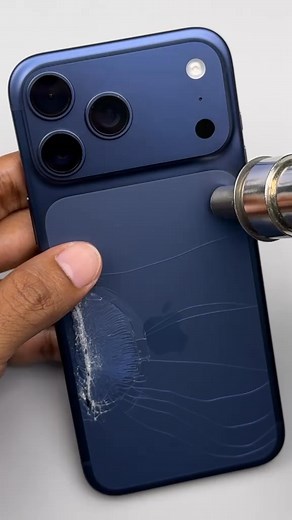 17 Pro Max Cracked Backed Repair #DIY #Fyp #Craft | Barnacle Foods