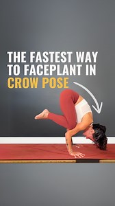 STOP doing this if you want to fly your arm balances! Looking 👇 at the floor. Yup, that one tiny thing could be the reason you're face-planting or struggling to fly for more than a few seconds. For some reason, this crucial step is always glossed over in yoga classes (and the fix takes less than 10 seconds!). Whether you're working on: ✔️ Crow Pose (Kakasana) ✔️ Side Crow (Parsva Kakasana) ✔️ Flying Pigeon, Flying Lizard, or Eka Pada Koundinyasana… No matter the arm balance, where you look matt