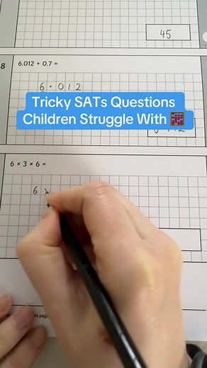Tricky SATs Maths Questions Year 6 Children Struggle With