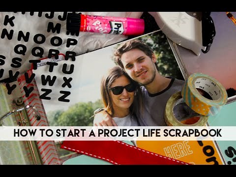 How to start a Project Life Scrapbook // Lily Pebbles