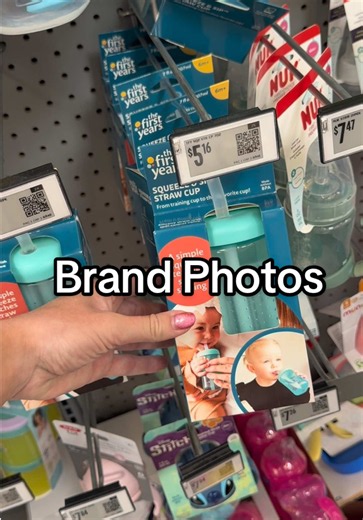Just casually walking walmart and see my brand photos on packaging NEVER gets old!! 🤯🤯#brandphotographer #brandphotography @The First Years . Ps. Ignore the no makeup look I had been at the hospital since 3am doing a birthday story 😂😂