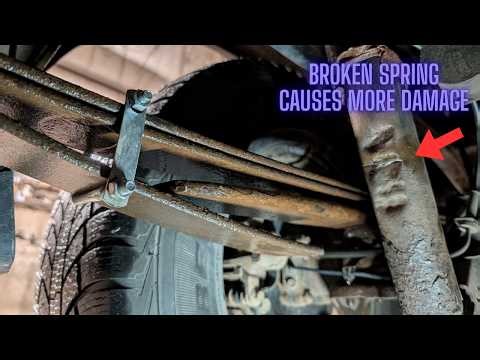 Broken Leaf Spring Repair on a 2005 to 2021 Nissan Frontier - Installation Video - Where to buy
