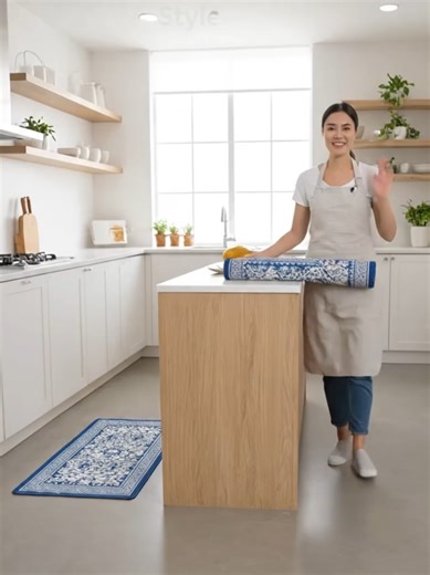 Weich 2 in 1 Kitchen Floor Mat: Vintage Elegance for Your Kitchen