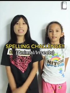 443K views · 3.6K reactions | Spelling challenge (Animals/insects) | Nitch & Fam | Facebook
