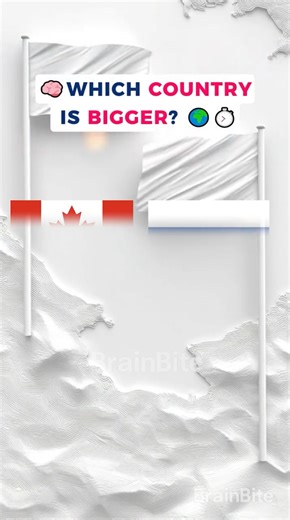 WHICH COUNTRY IS BIGGER? 🌍🔥 | Easy Geography Quiz