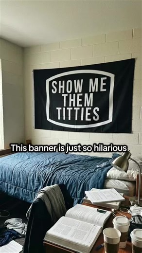 Show me them Titties #houseflag #funnyflag #fenceflag #banner #usa