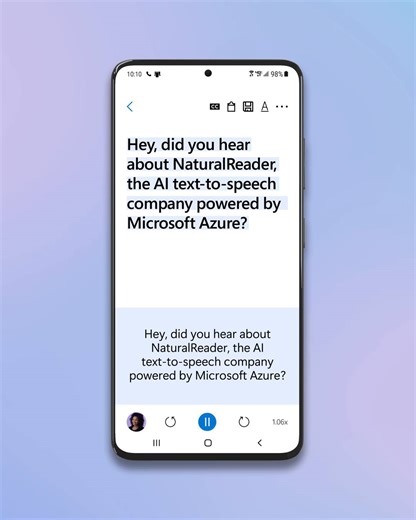 🔊 How did this #AI text-to-speech company scale to meet the demand of a booming education technology market? With the help of Microsoft Azure, NaturalReader improved the authenticity of its AI voices, developed a mobile app for students, and even increased global sales by 100% from 2022 to 2023: http://msft.it/6182llX5q | Microsoft