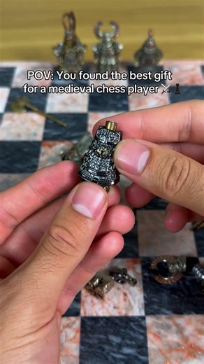 Do NOT show this to a medieval chess player… ♟️⚔️ #chess #lego #medieval #fantasy #chessset
