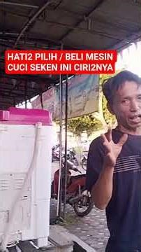 CHOOSE A USED WASHING MACHINE / BUY THESE CHARACTERISTICS TO ENSURE YOU WON'T BE CHEATED