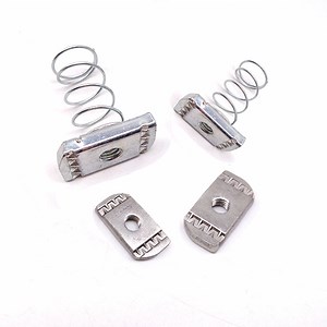 [Hot Item] Zinc Plated Stainless Steel Square Head Short Spring Nut