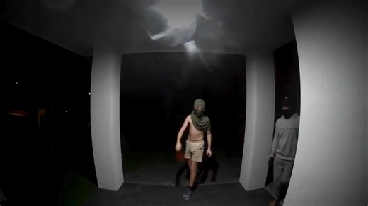 A group of masked individuals have been caught on multiple security cameras allegedly trying to break into homes. | QT - The Queensland Times